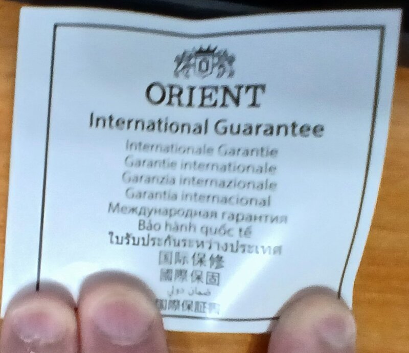 Orient Contemporary automatic water resistent 5 bar in garantie
